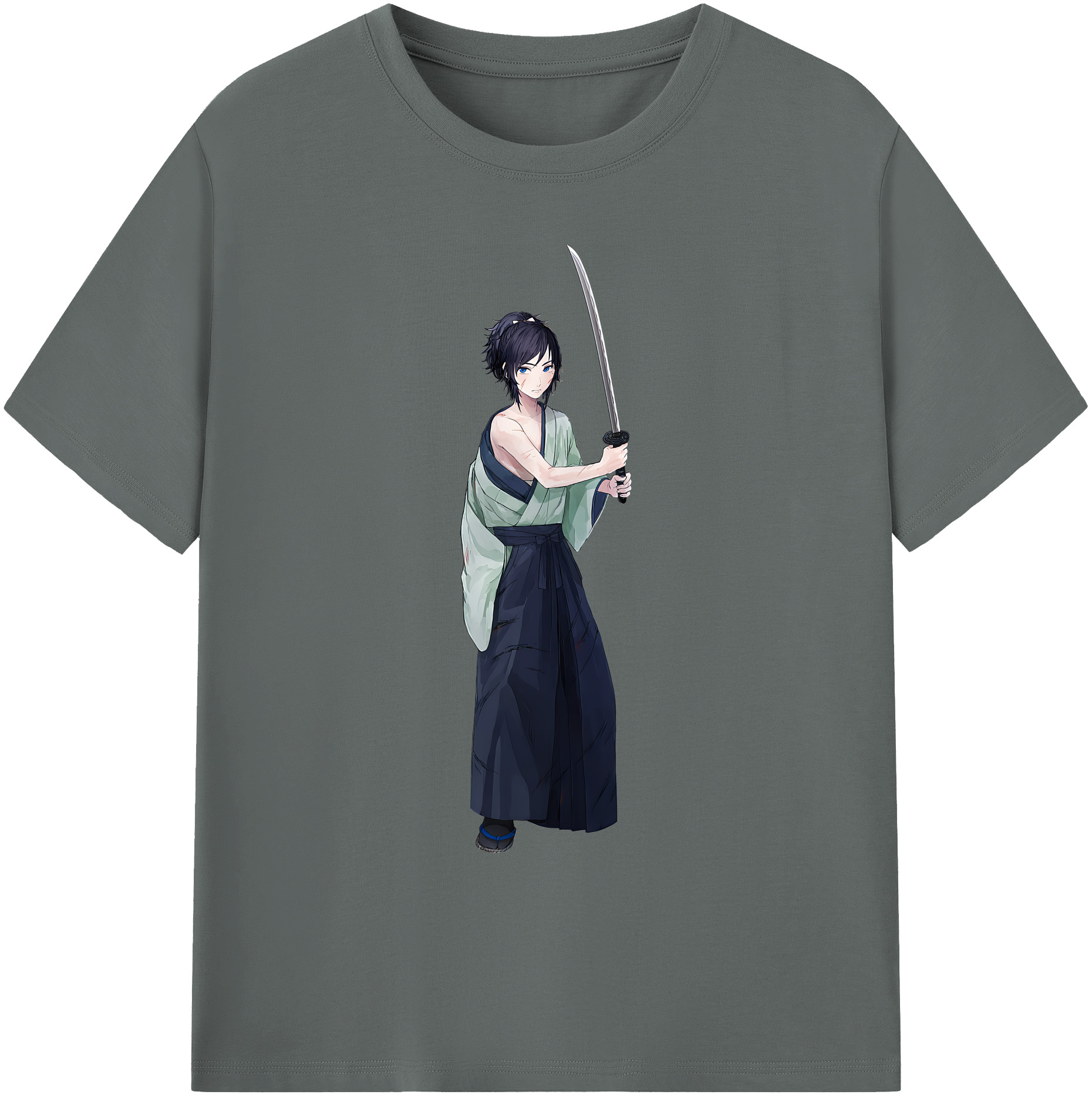 （画像用） 刀剣乱舞 Touken Ranbu 綿100％ メンズ半袖Tシャツ｜肌触りやわらか＆通気性